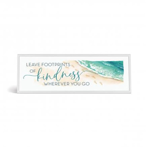 Footprints Of Kindness Tabletop or Wall Sign