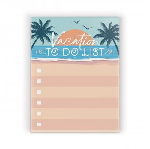 Vacation List Dry Erase Board Refrigerator Magnet Vacation List Dry Erase Board Refrigerator Magnet