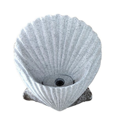 Fancy That LED Light Up Scallop Sea Shell Fountain Fancy That LED Light Up Scallop Sea Shell Fountain