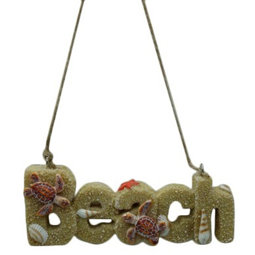 Fancy That Turtles in The Sand Beach Word Ornament Fancy That Turtles in The Sand Beach Word Ornament