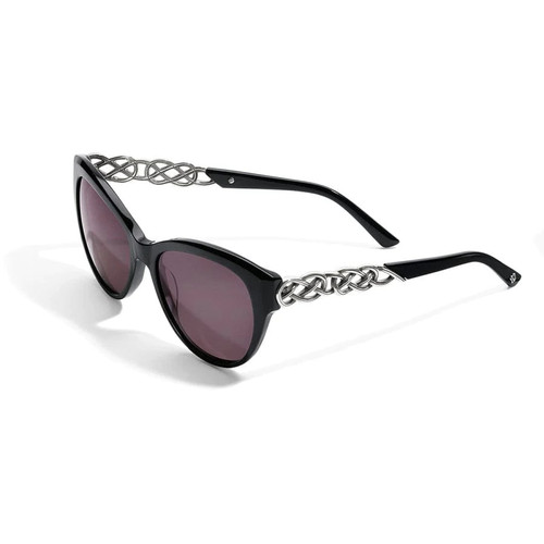 Brighton Interlok Silver Braid Sunglasses