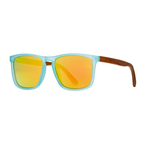 Blue Planet Cail Matte Aqua Mirror Polarized Sunglasses Blue Planet Cail Matte Aqua Mirror Polarized Sunglasses