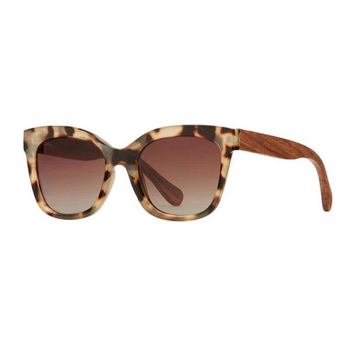 Blue Planet Nora Tortoise Walnut Wood Frame Polarized Sunglasses  Blue Planet Nora Tortoise Walnut Wood Frame Polarized Sunglasses