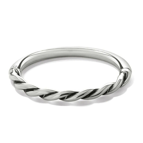 Buy The Beach Themed Silver Shell Bangle Bracelet | JaeBee Jewelry