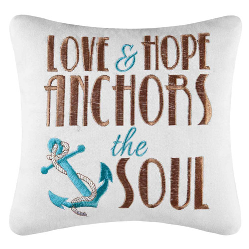 Love and Hope Anchors The Soul Small Pillow