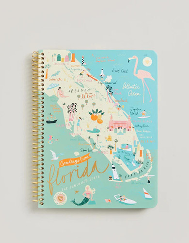 Spartina 449 Florida Ruled Paper Spiral Notebook