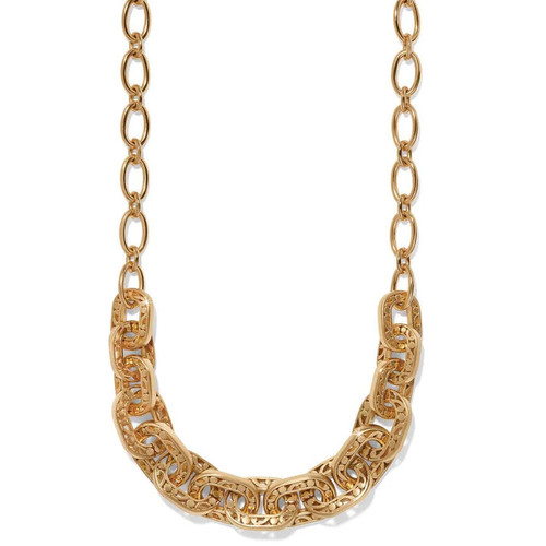 Brighton Contempo Linx Gold Link Chain Necklace