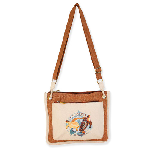 Sun N Sand Guy Harvey Mariana Sea Turtle Crossbody Purse