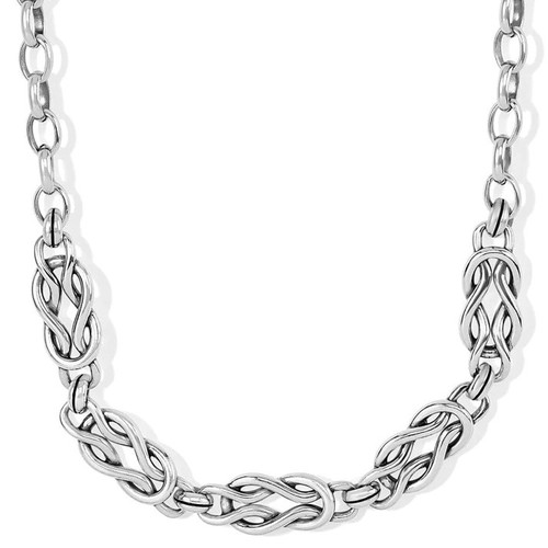 Brighton Interlok Harmony Link Silver Chain Necklace