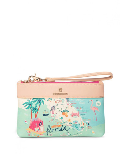 Spartina Florida Scout Wristlet Clutch Purse
