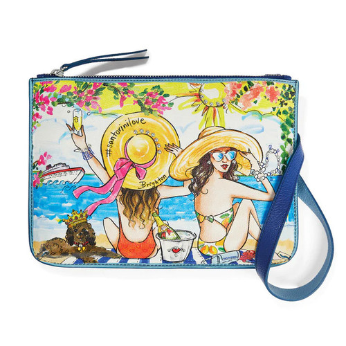 Brighton Fashionista Santorini Pouch Crossbody Purse