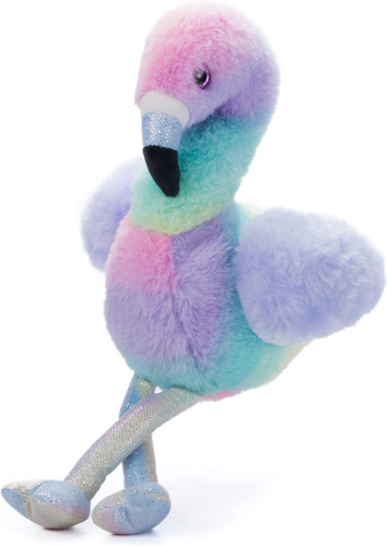 The Petting Zoo Ombrez Stuffed Rainbow Color Flamingo Bird The Petting Zoo Ombrez Stuffed Rainbow Color Flamingo Bird