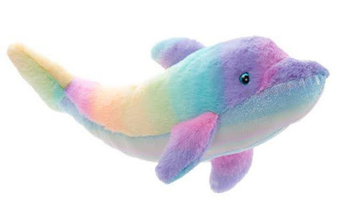 The Petting Zoo Ombrez Stuffed Rainbow Dolphin Plush Sealife The Petting Zoo Ombrez Stuffed Rainbow Dolphin Plush Sealife