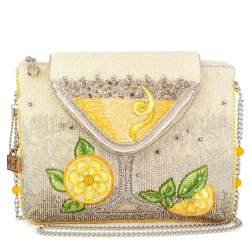 Mary Frances Lemon Drop Cocktail Crossbody Purse