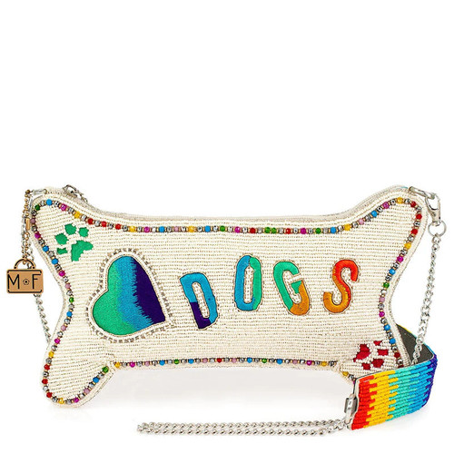Mary Frances Dog Love Bone Shaped Crossbody Purse Mary Frances Dog Love Bone Shaped Crossbody Purse
