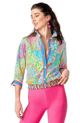 Gretchen Scott Grand Bazaar Boyfriend Shirt