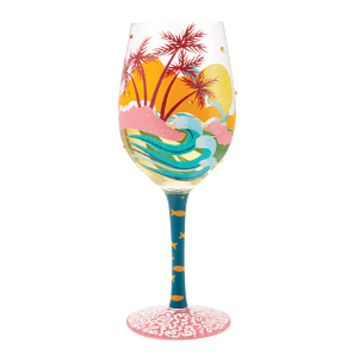 Lolita Tropical Getaway Wine Glass