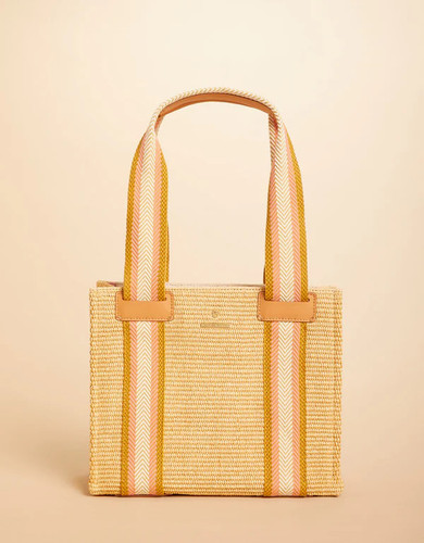 Spartina 449 Charlie Natural Straw Zip Tote Purse Spartina 449 Charlie Natural Straw Zip Tote Purse