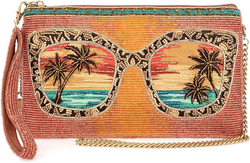 Mary Frances On The Horizon Tropical Mini Crossbody Wristlet Purse Mary Frances On The Horizon Tropical Mini Crossbody Wristlet Purse