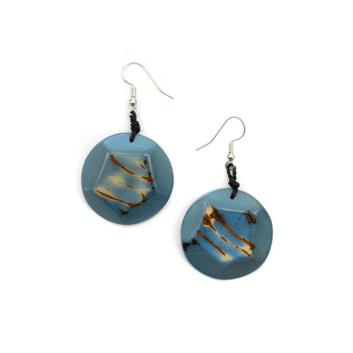 El Sol Earrings blue