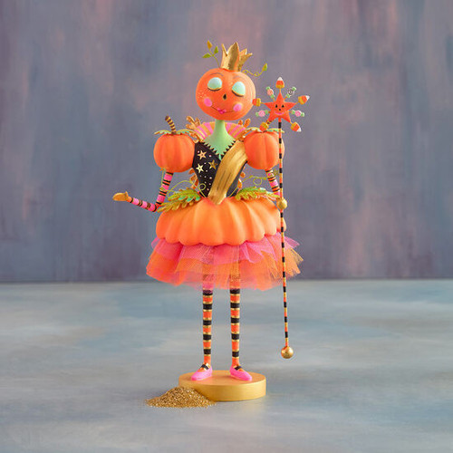 Glitterville Large Fairy Gourdmother Tabletop Pumpkin Display Glitterville Large Fairy Gourdmother Tabletop Pumpkin Display