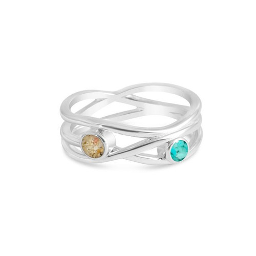 Dune Jewelry Ebb & Flow Silver Ring