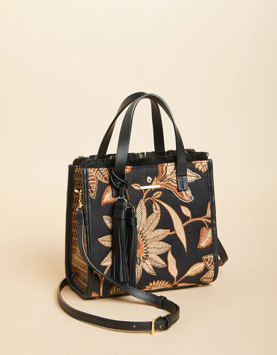 Spartina 449 Botanic Garden Floral Dune Satchel Purse Spartina 449 Botanic Garden Floral Dune Satchel Purse