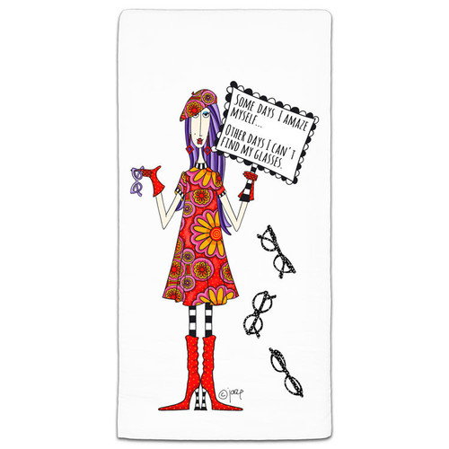 CJ Bella Some Days I Amaze Myself Flour Sack Towel