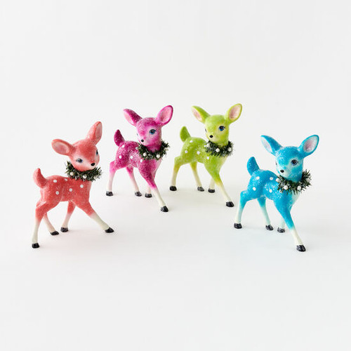 One Hundred 80 Degrees Vintage Style Standing Deer Fawn Figurine