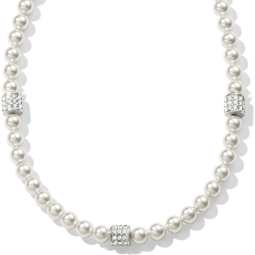 Brighton Meridian Petite Pearl Station Necklace