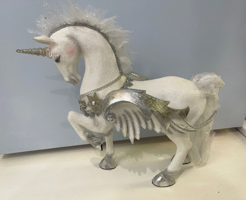 Katherine's Collection White Pegasus Horse Figurine