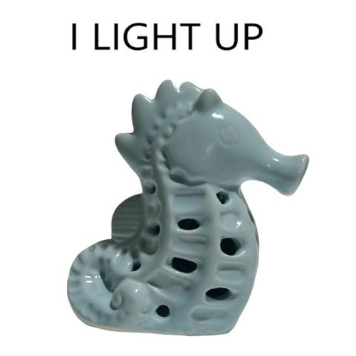 Fancy That Small Blue Seahorse Figurine Light Fancy That Small Blue Seahorse Figurine Light