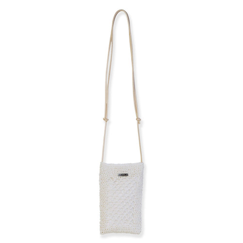 Sun N Sand Shimmer Crochet Crossbody Phone Bag