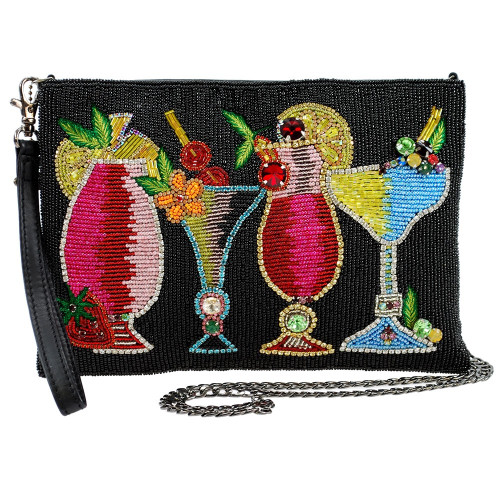 Mary Frances Drinks On Me Cocktails Clutch Bag