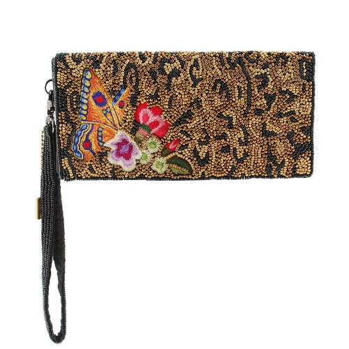 Mary Frances Wild Garden Butterfly Crossbody Wallet Wristlet Purse Mary Frances Wild Garden Butterfly Crossbody Wallet Wristlet Purse