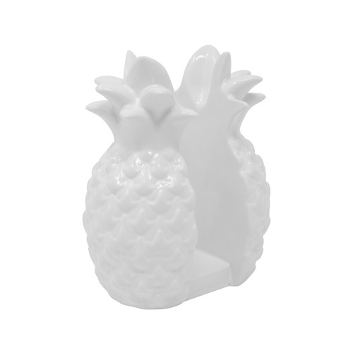 Lilly Pulitzer Resort White Ceramic Pineapple Napkin Holder Lilly Pulitzer Resort White Ceramic Pineapple Napkin Holder