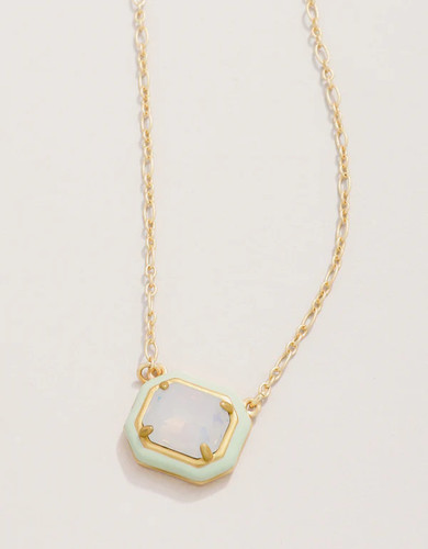 Spartina 449 Clara Window White Opal Gold Necklace