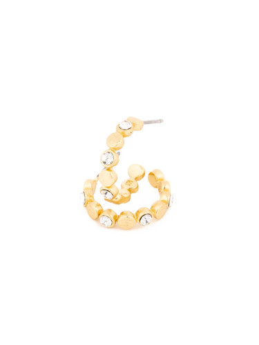 Michelle McDowell Gianna Small Gold and Crystal Golden Hour Hoop Earrings Michelle McDowell Gianna Small Gold and Crystal Golden Hour Hoop Earrings