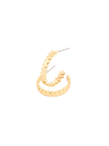 Michelle McDowell Isabelle Small Gold Golden Hour Hoop Earrings Michelle McDowell Isabelle Small Gold Golden Hour Hoop Earrings