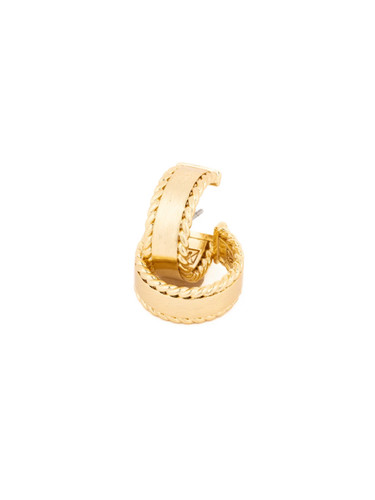 Michelle McDowell Skylar Small Gold Golden Hour Hoop Earrings Michelle McDowell Skylar Small Gold Golden Hour Hoop Earrings