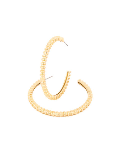 Michelle McDowell Adeline Large Gold Golden Hour Hoop Earrings Michelle McDowell Adeline Large Gold Golden Hour Hoop Earrings