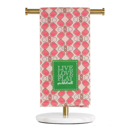 The Royal Standard Pink Pickleball Hand Towel