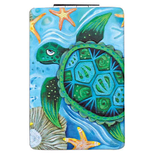 Allen Designs Turtle Compact Mirror