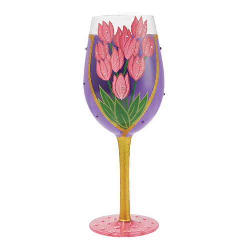 Lolita Mother's Day Wrapped Up Stem Wine Glass