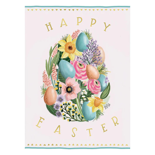 Pictura Floral Easter Egg Card