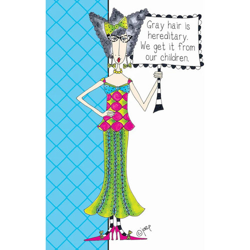 Pictura Gray Hair Dolly Mamas Birthday Card