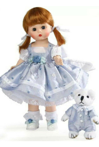 Madame Alexander Wendy Tea Time With Teddy 8" Limited Edition Doll Madame Alexander Wendy Tea Time With Teddy 8" Limited Edition Doll