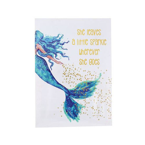 Mermaids Leave A Little Sparkle Wall Sign