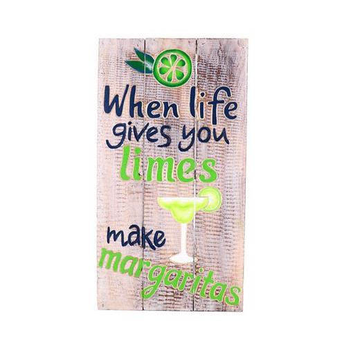 When Life Gives You Limes Wall Sign