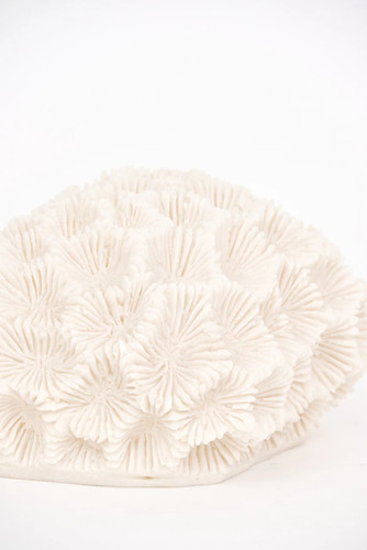 Batela White Large Sea Coral Shaped Tabletop Light